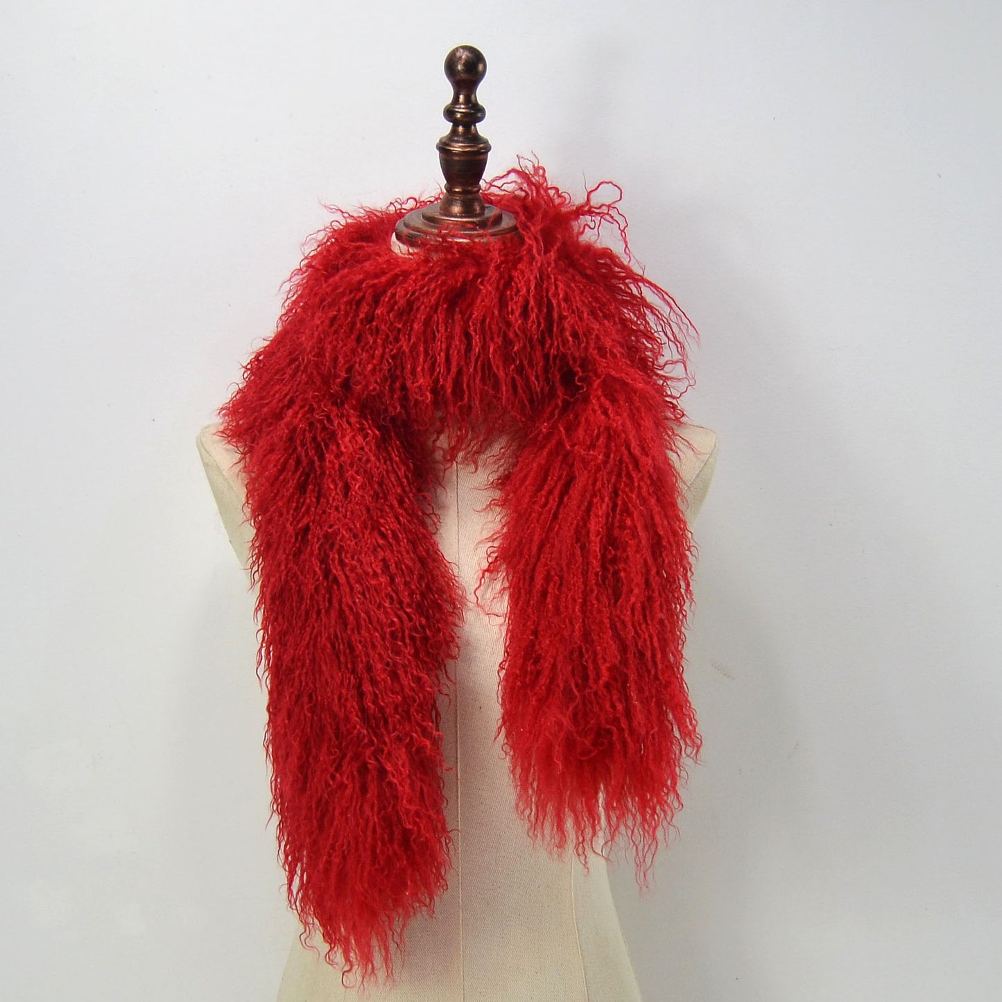 Tibetan / Mongolian lamb fur Scarf - Many Colors