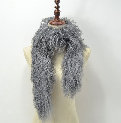 Tibetan / Mongolian lamb fur Scarf - Many Colors