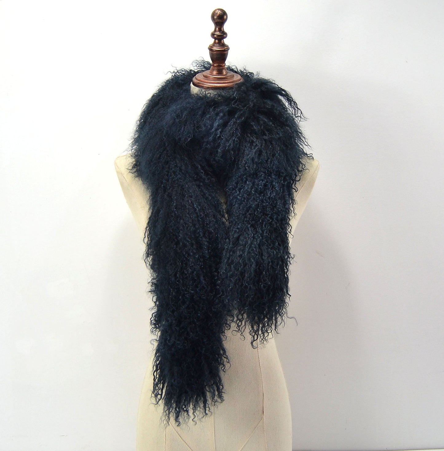 Tibetan / Mongolian lamb fur Scarf - Many Colors