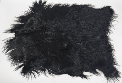 Real Genuine Goat fur pelt rug - Many Colors