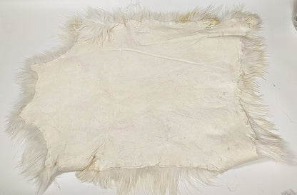 Real Genuine Goat fur pelt rug - Many Colors